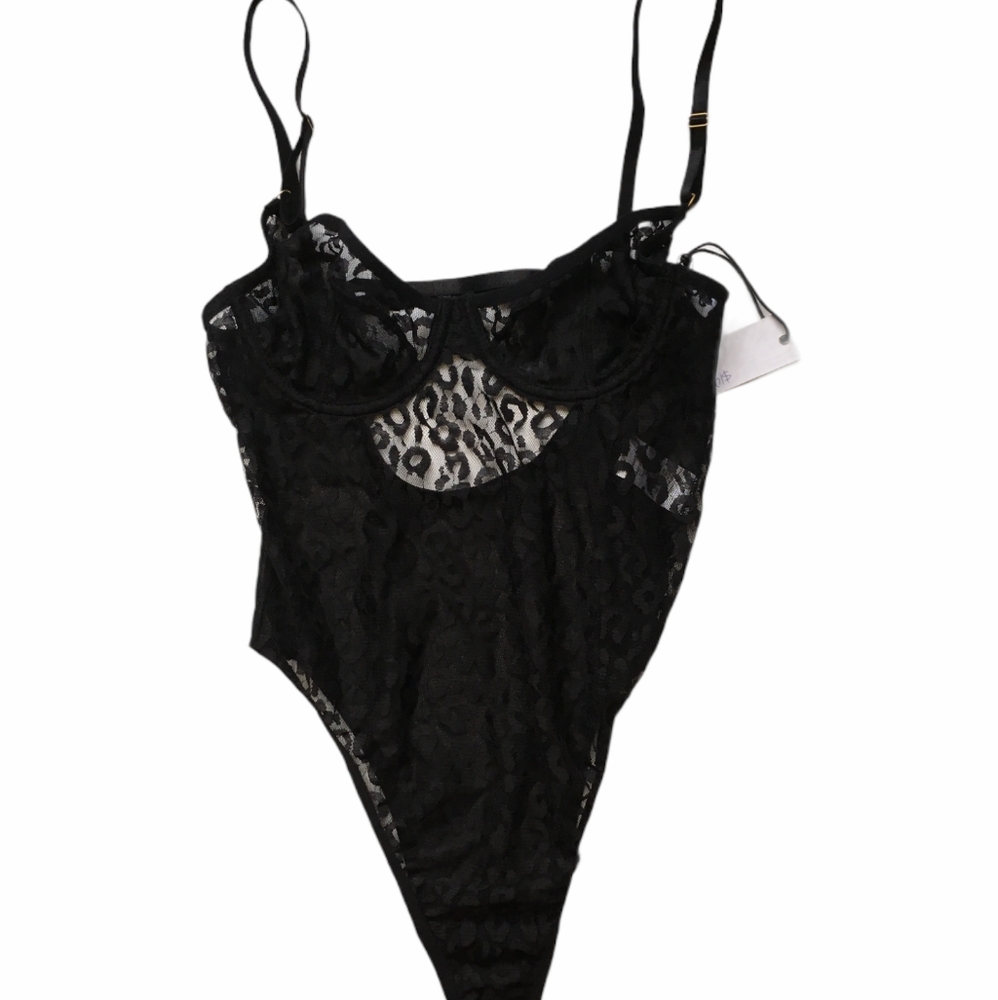 Tic Toc Black Leopard Bodycon NWT Sz S